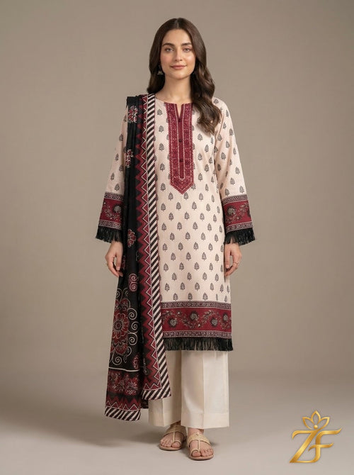 Digital Print Swiss Lawn 3 Piece Suits