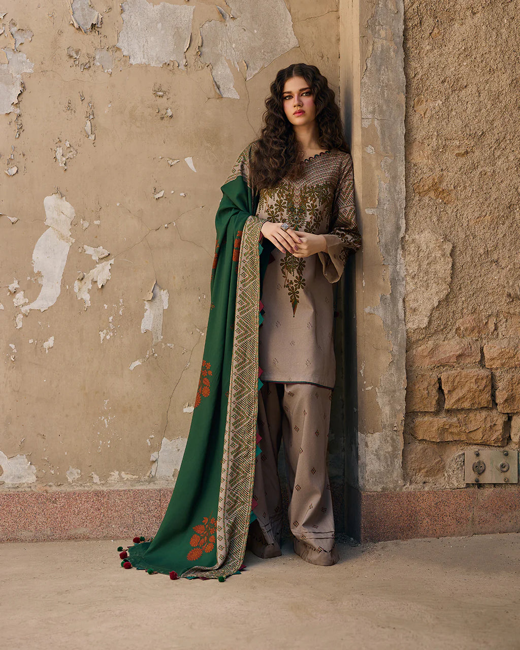 3PC DIGITAL PRINTED KHADAR GC-A24