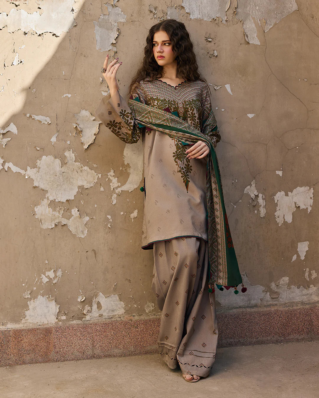 3PC DIGITAL PRINTED KHADAR GC-A24