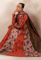 Rangeen Bahar multi colour 3 piece frock