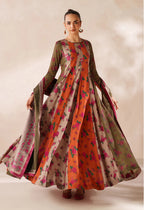 Rangeen Bahar multi colour 3 piece frock