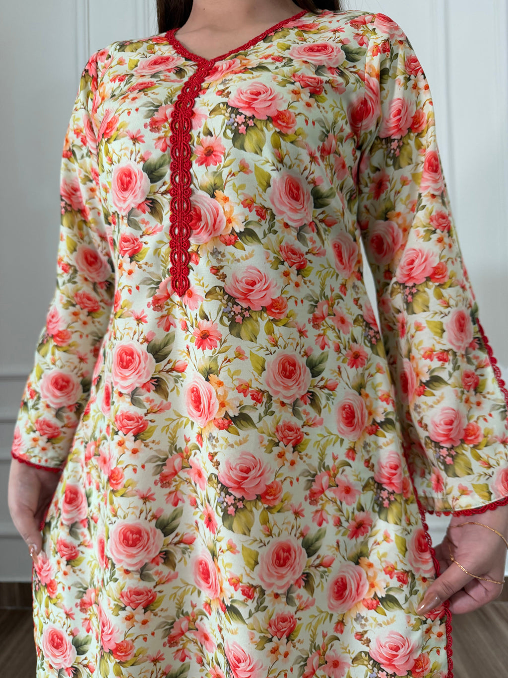 Pista Pink Rose Swiss lawn 3-piece suit, image 4 of 6
