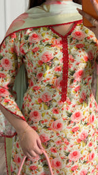 Pista Pink Rose Swiss lawn 3-piece suit, image 6 of 6
