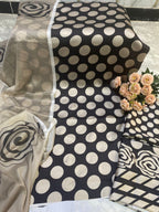 Polka digital printed silk 3-piece suit, image 6 of 6