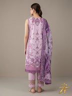 Sitara - Lilac Pink 3 Piece Printed Suit