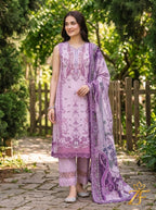 Sitara - Lilac Pink 3 Piece Printed Suit