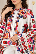 Suzani - Ivory Multicolour 2 Piece Printed Suit