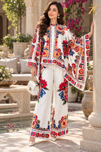 Suzani - Ivory Multicolour 2 Piece Printed Suit